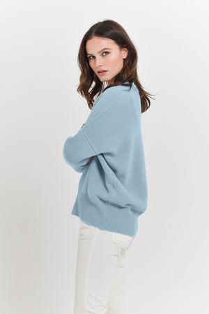 Laggan Powder - Cashmere Merino V-Neck Sweater - Sweaters
