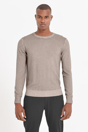Lightweight Textured Crew Neck Sweater - Corda - Sweaters