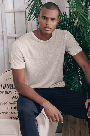 Linen Knit T-Shirt - Canapa