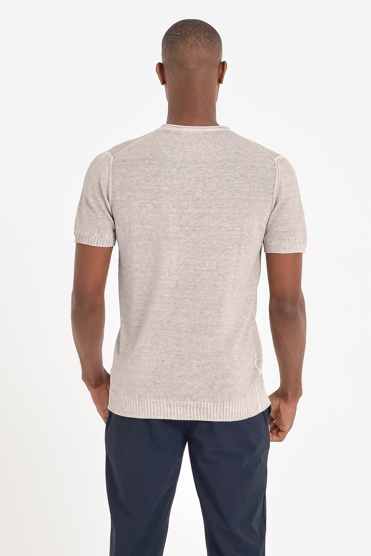 Linen Knit T-Shirt - Canapa