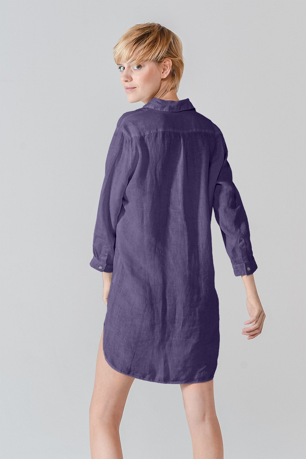 Linen Mini Shirtdress - More - Shirts