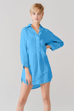 Linen Mini Shirtdress - Lavezzi - Shirts