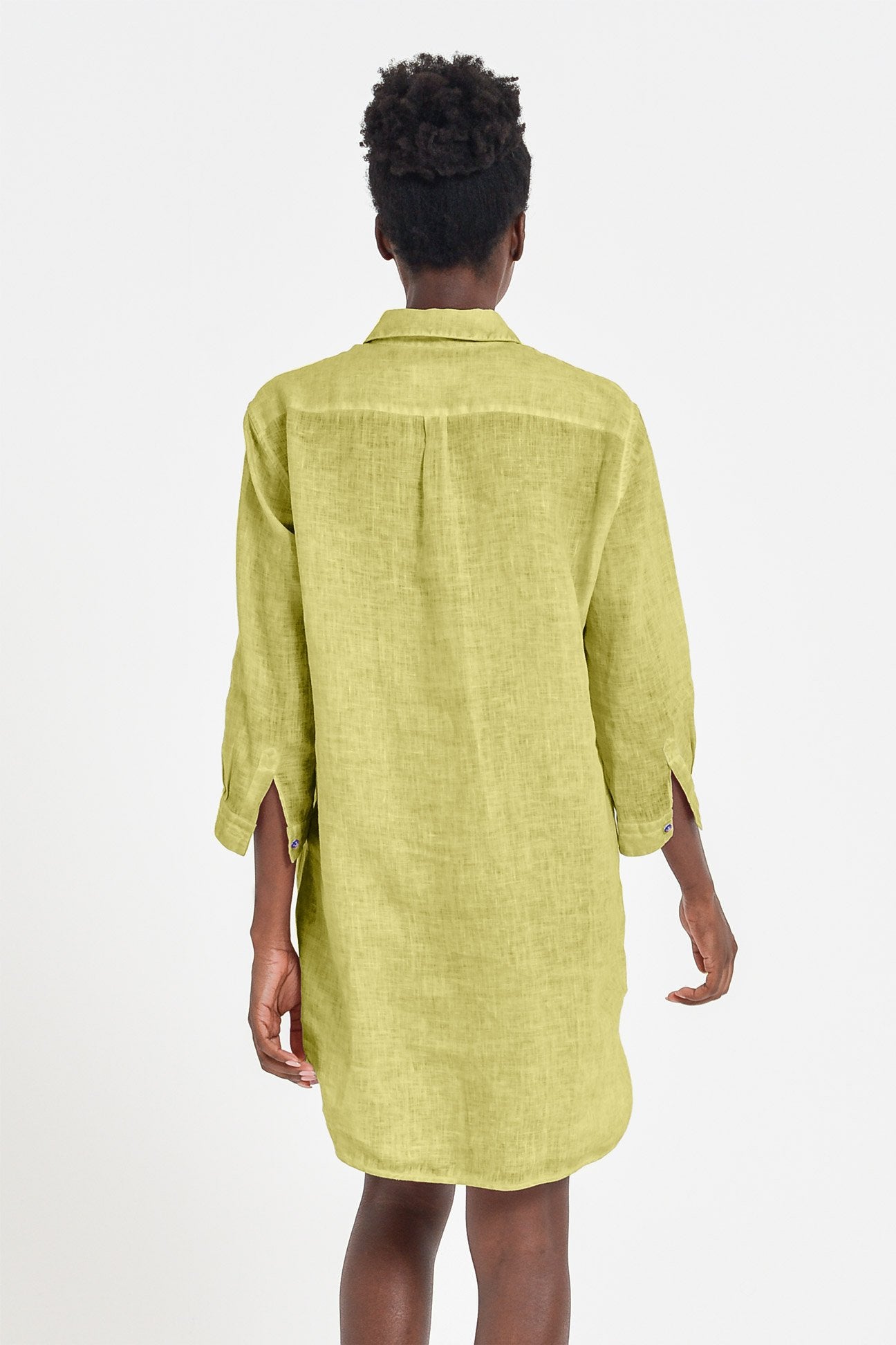 Linen Mini Shirtdress - Moorea