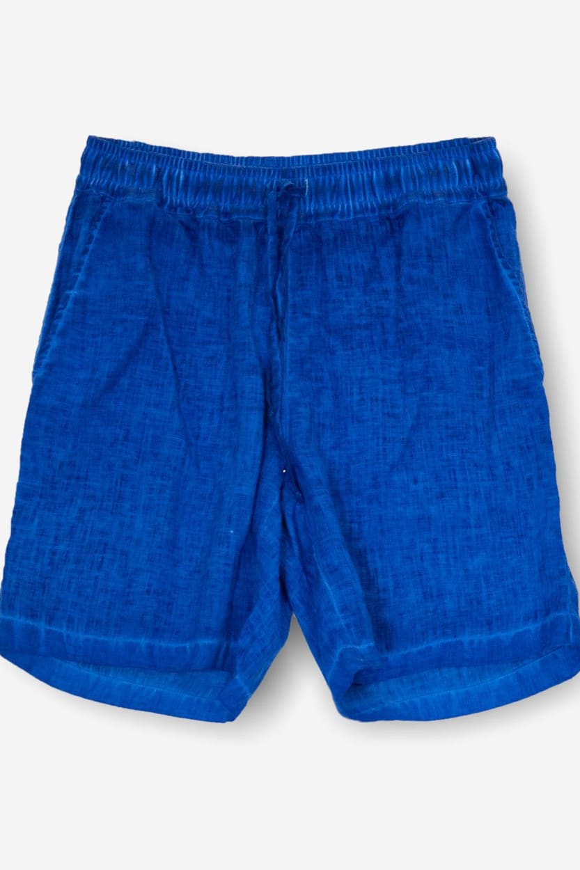 Linen Shorts - Royal