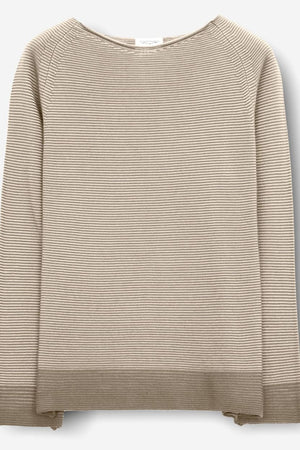 Links Knit Cotton Crew Neck Pull - Corda - Sweaters