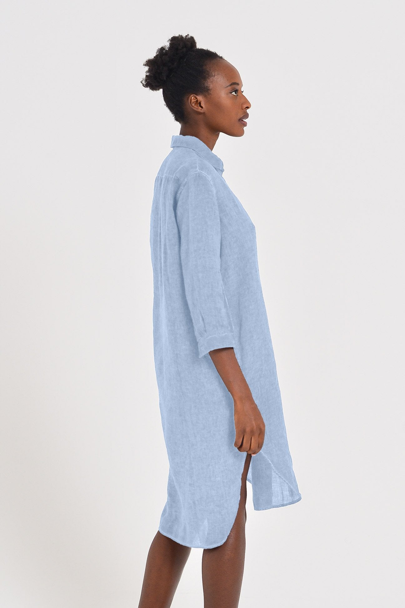 Long Linen Tunic - Fiji - Shirtdress