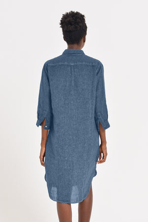 Long Linen Tunic - Jeans - Shirtdress