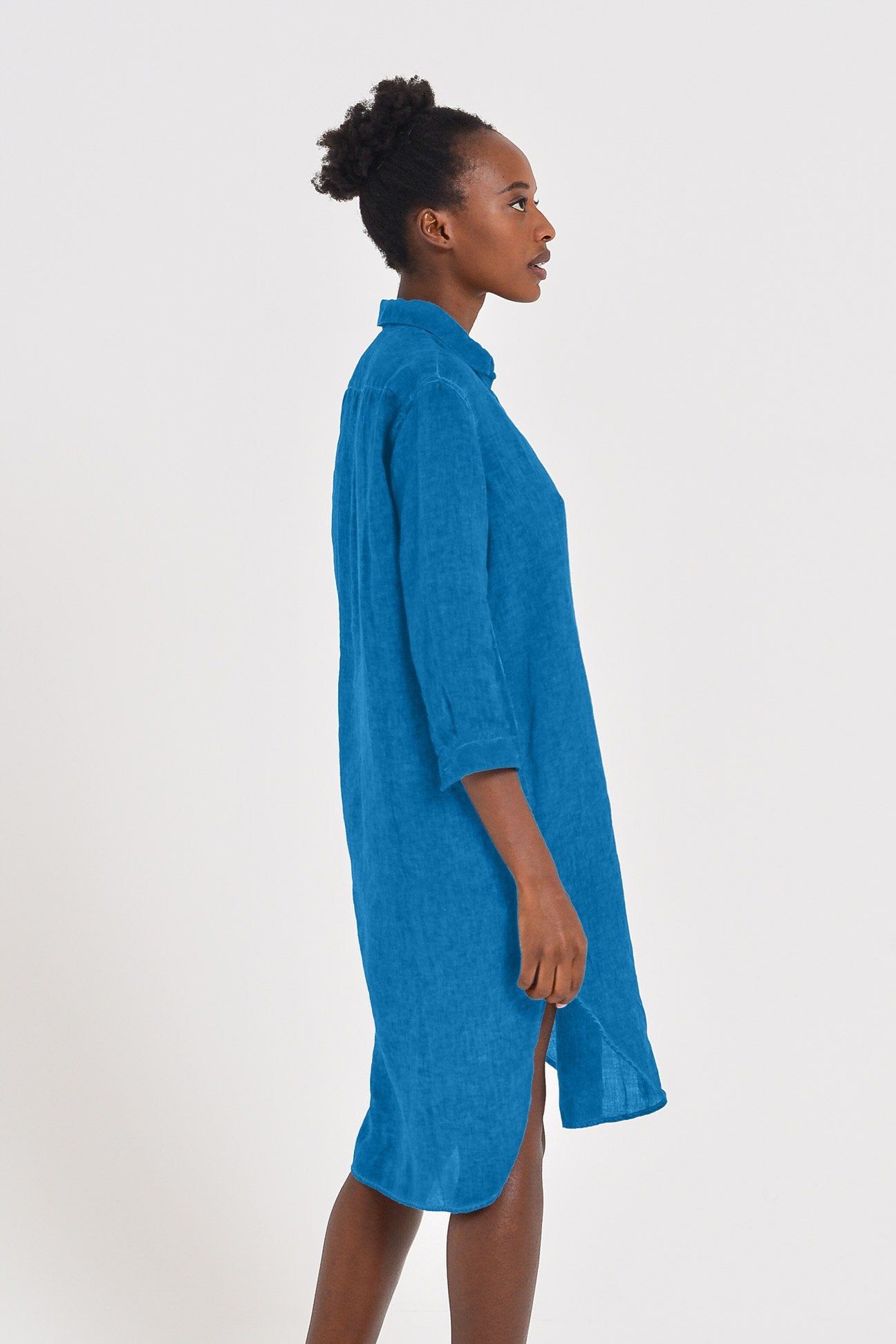 Long Linen Tunic - Mistral - Shirtdress