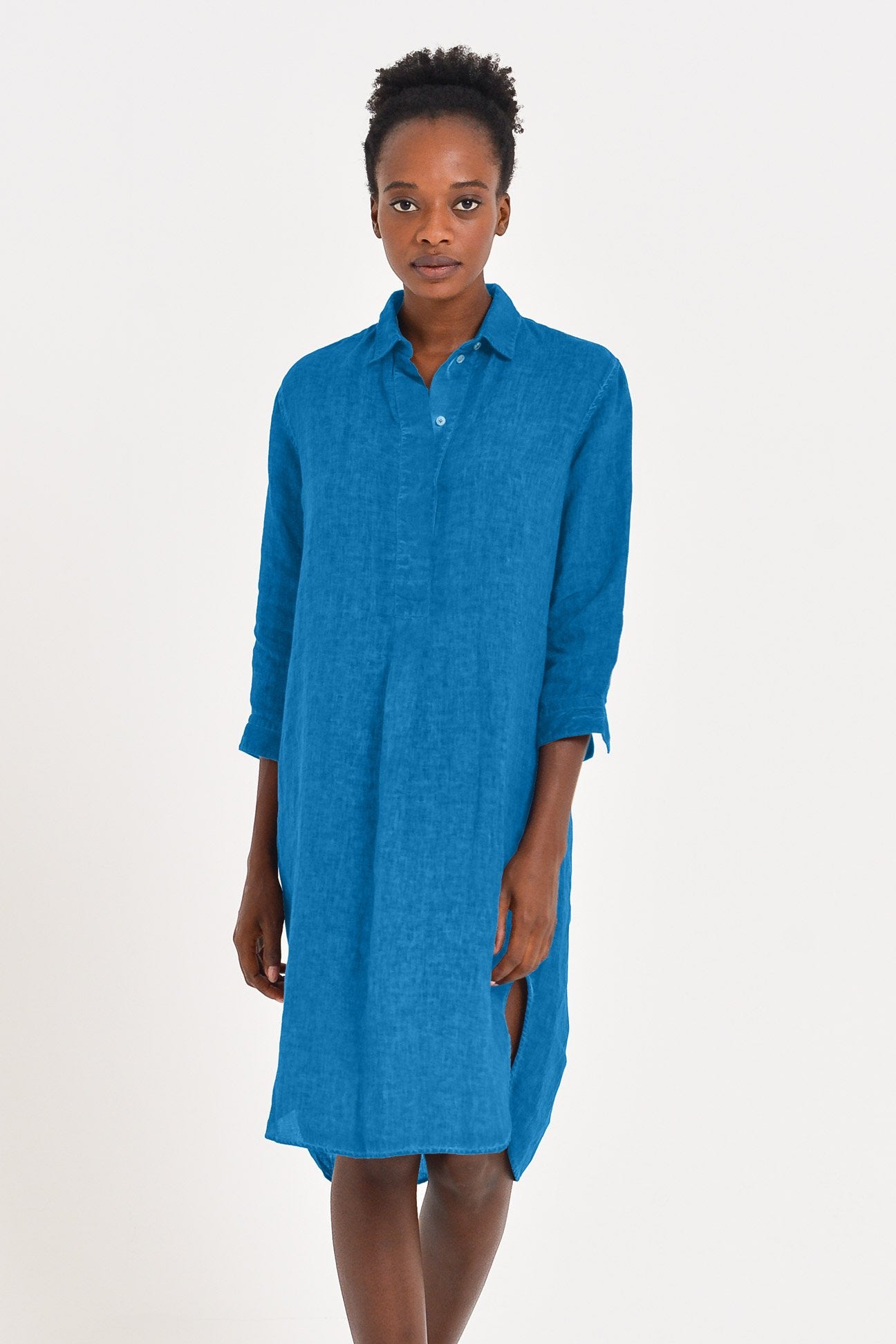 Long Linen Tunic - Mistral - Shirtdress