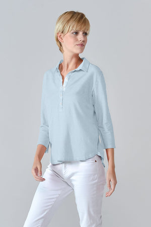 Loose Fit Pique Polo Shirt - Anice - Polos