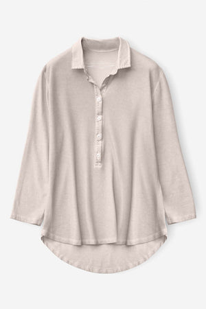 Loose Fit Polo Shirt - Canapa - Polos