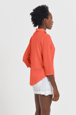 Loose Fit Polo Shirt - Lobster - Polos