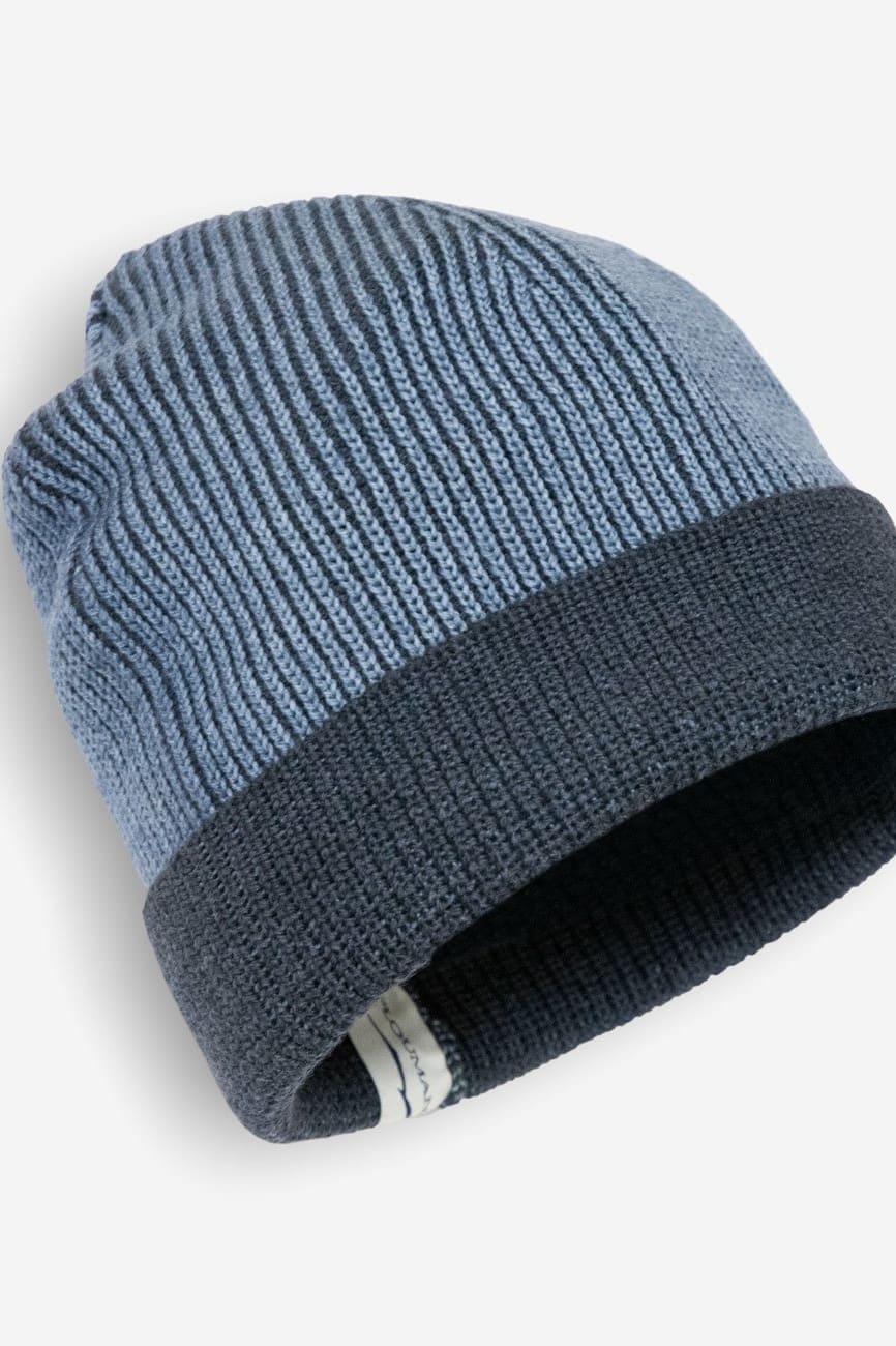 Merino Beanie in Denim - O/S