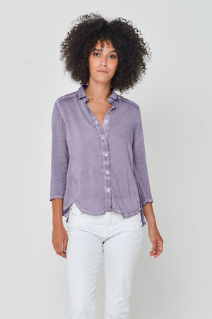 Merion Viscose Blouse in Mauve - Shirts