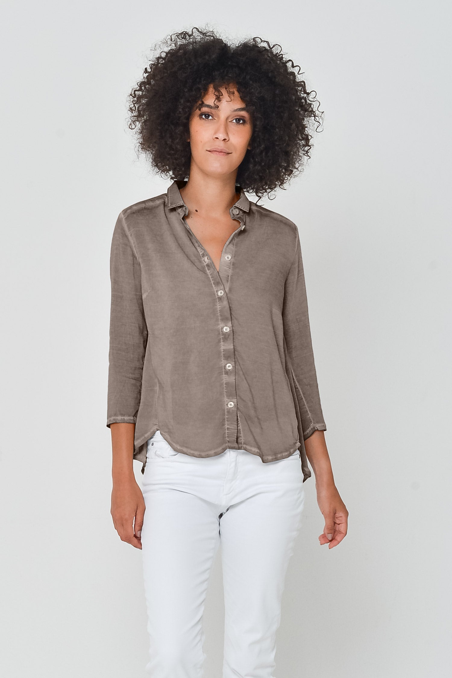 Merion Viscose Blouse in Reef - Shirts