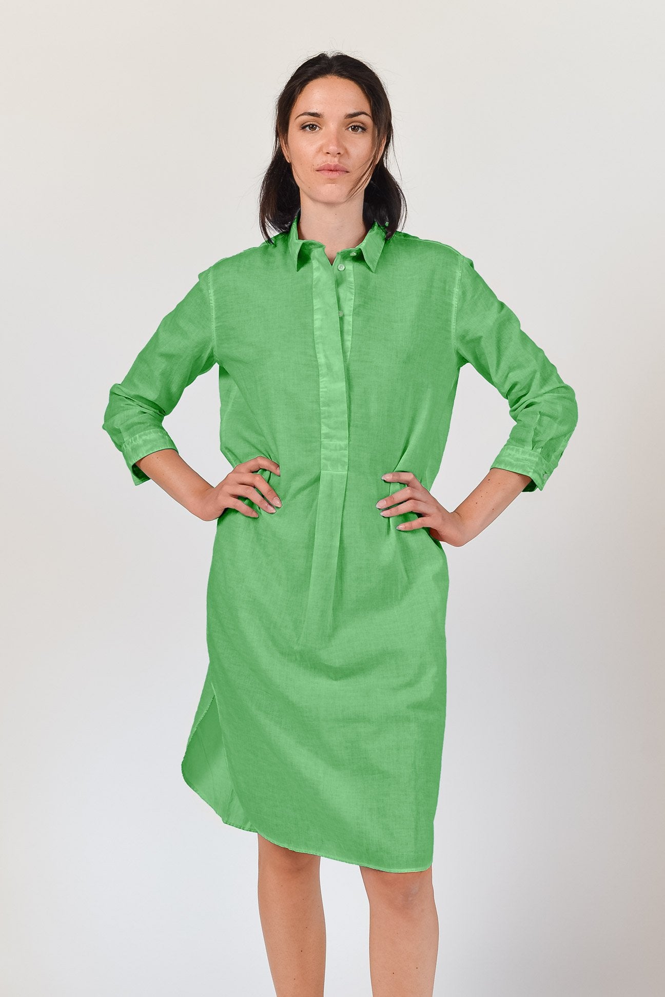 Midi Length Voile Tunic - Martinica - Shirtdress