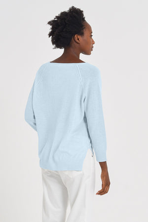 V-Neck Cotton Jumper - Anice - Sweaters