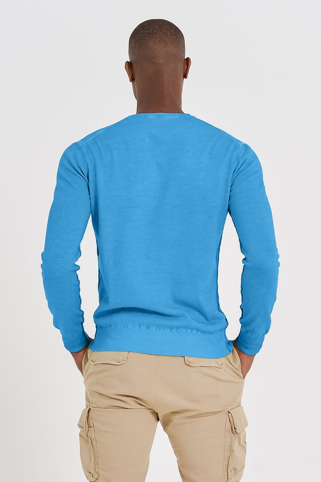 V-Neck Cotton Sweater - Lavezzi - Sweaters