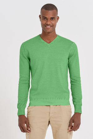 V-Neck Cotton Sweater - Martinica - Sweaters