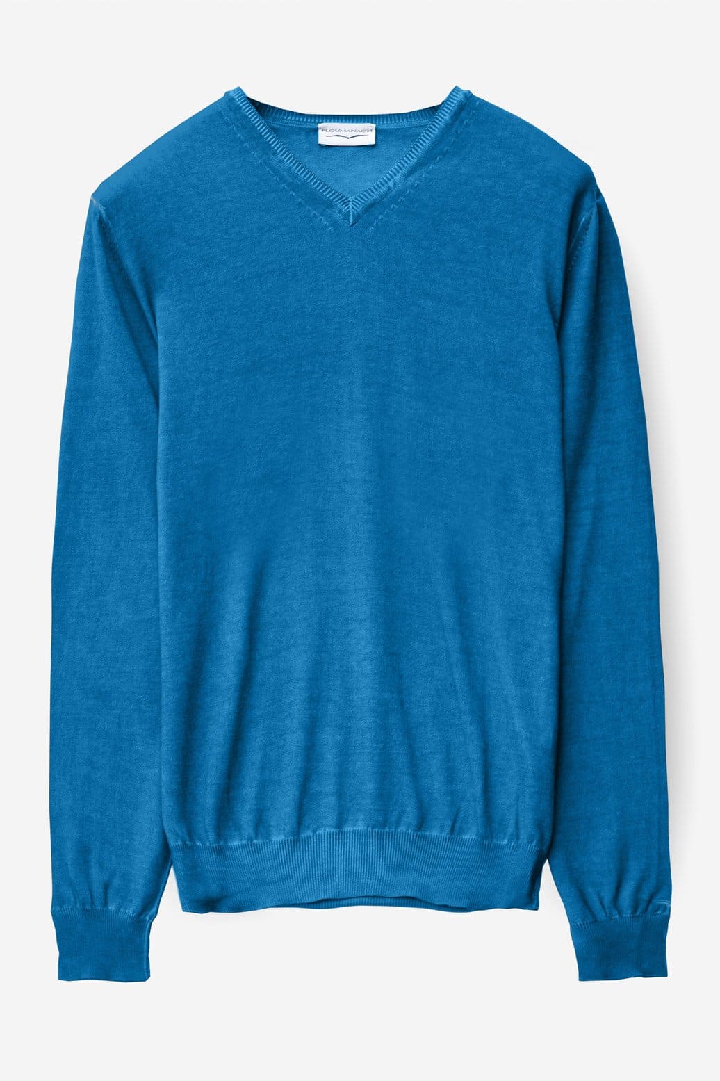 V-Neck Cotton Sweater - Mistral - Sweaters