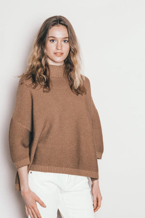 Nedd Wood | Relaxed Fit Ribbed Merino Sweater | Ploumanac’h 