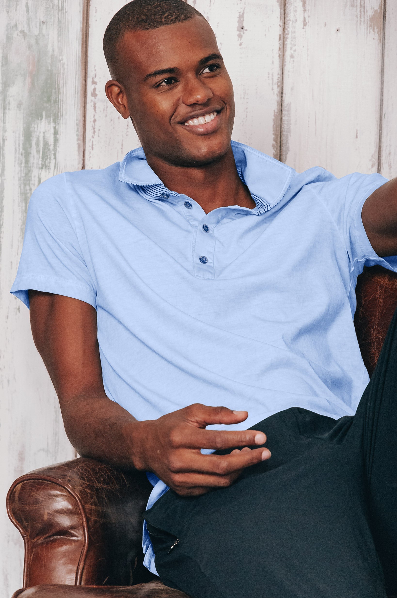 Nordic Polo Shirt - Cielo - Polos