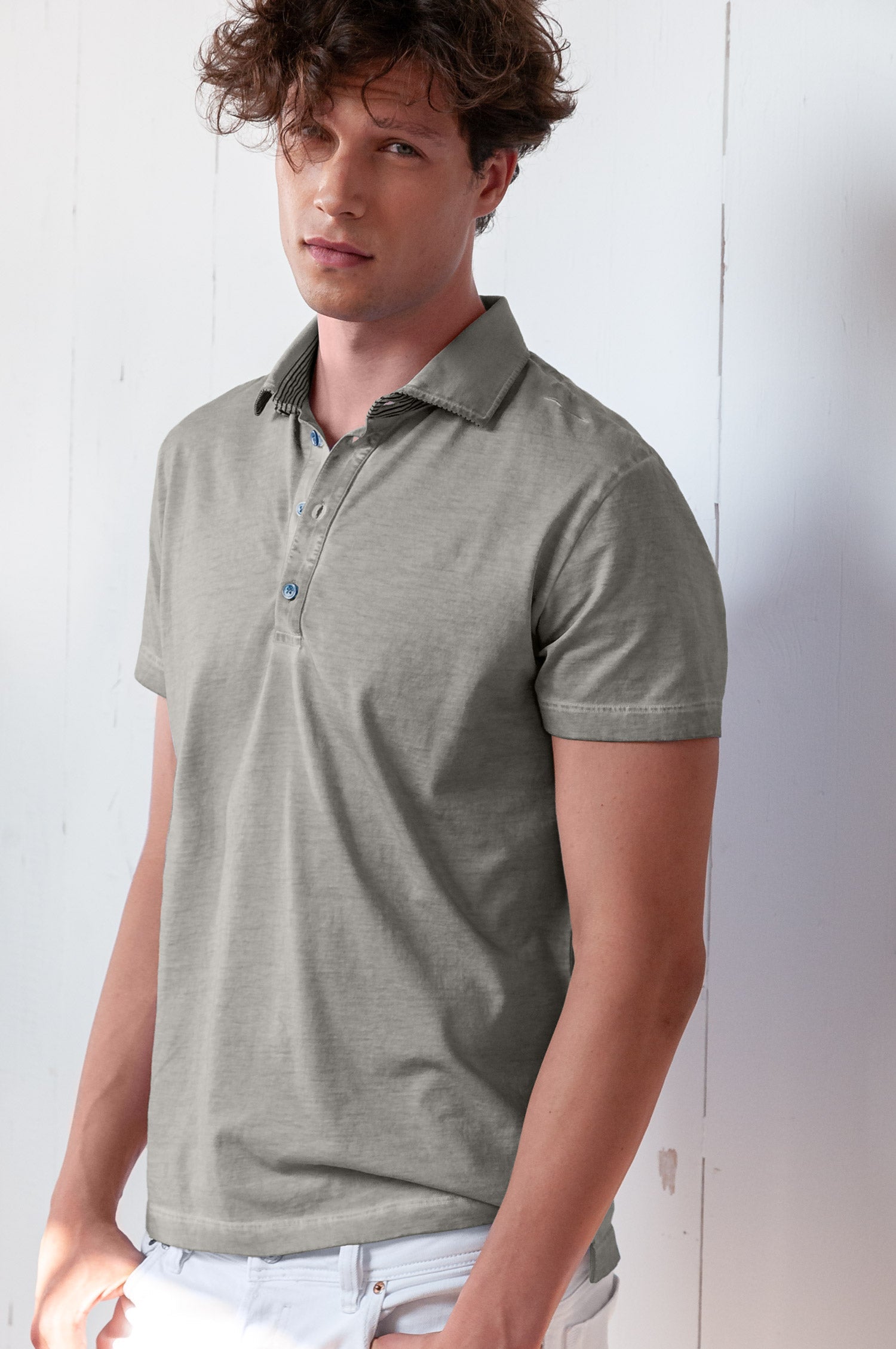 Nordic Polo Shirt - Dolphin - Polos