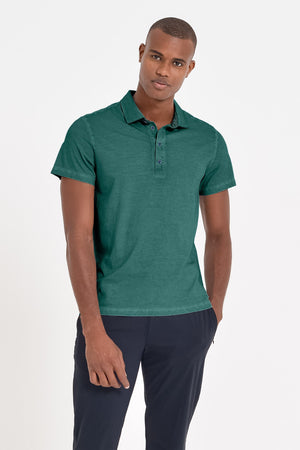 Nordic Polo Shirt - Lagoon - Polos