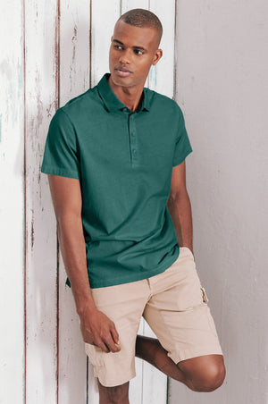 Nordic Polo Shirt - Lagoon - Polos