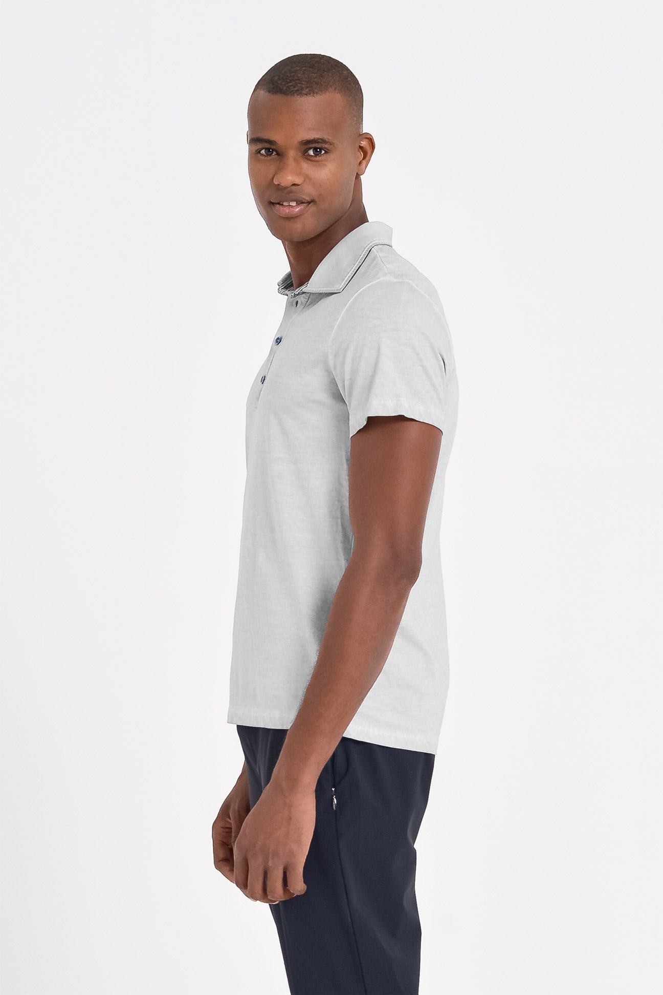 Nordic Polo Shirt - Marmo - Polos