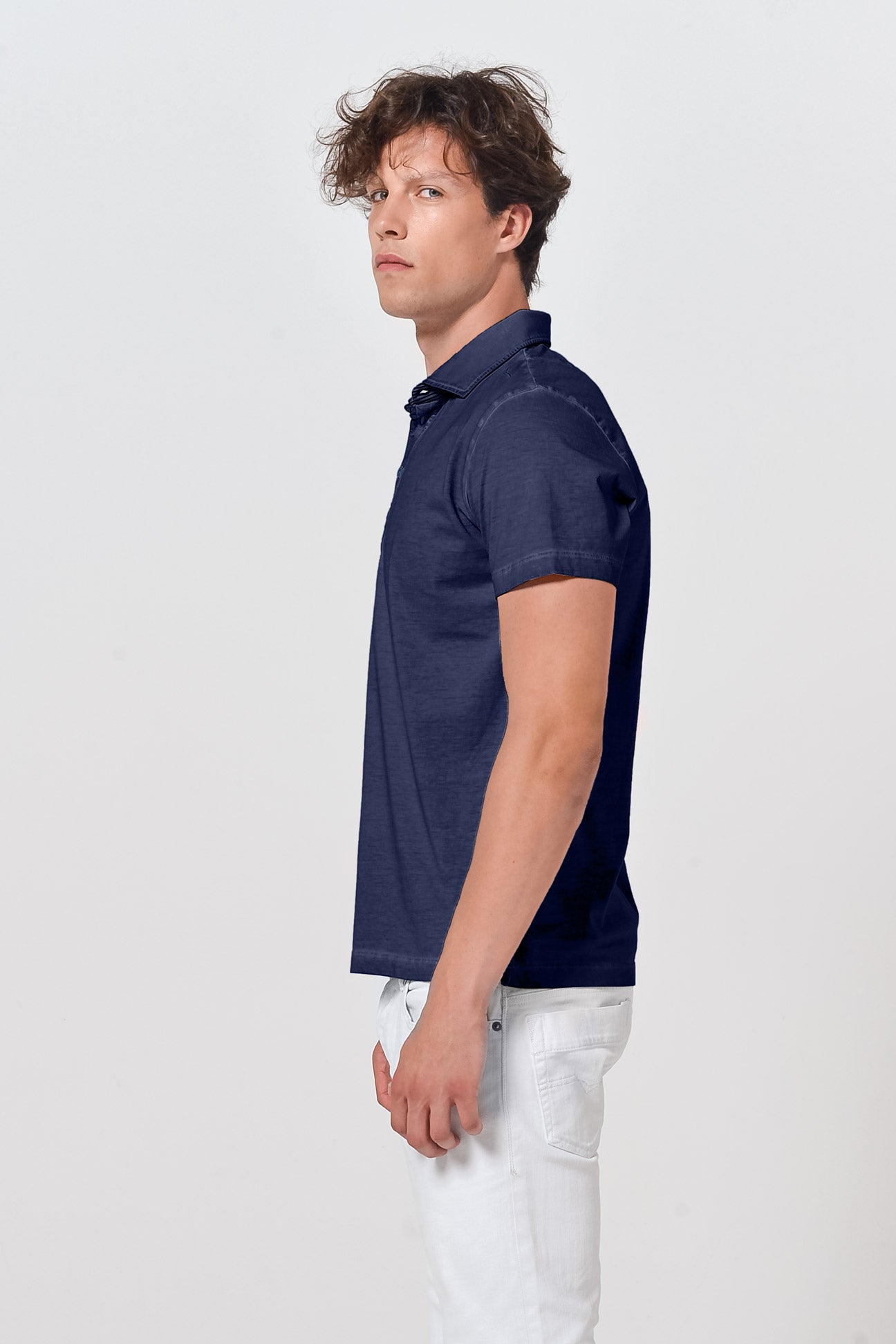 Nordic Polo Shirt - Navy - Polos