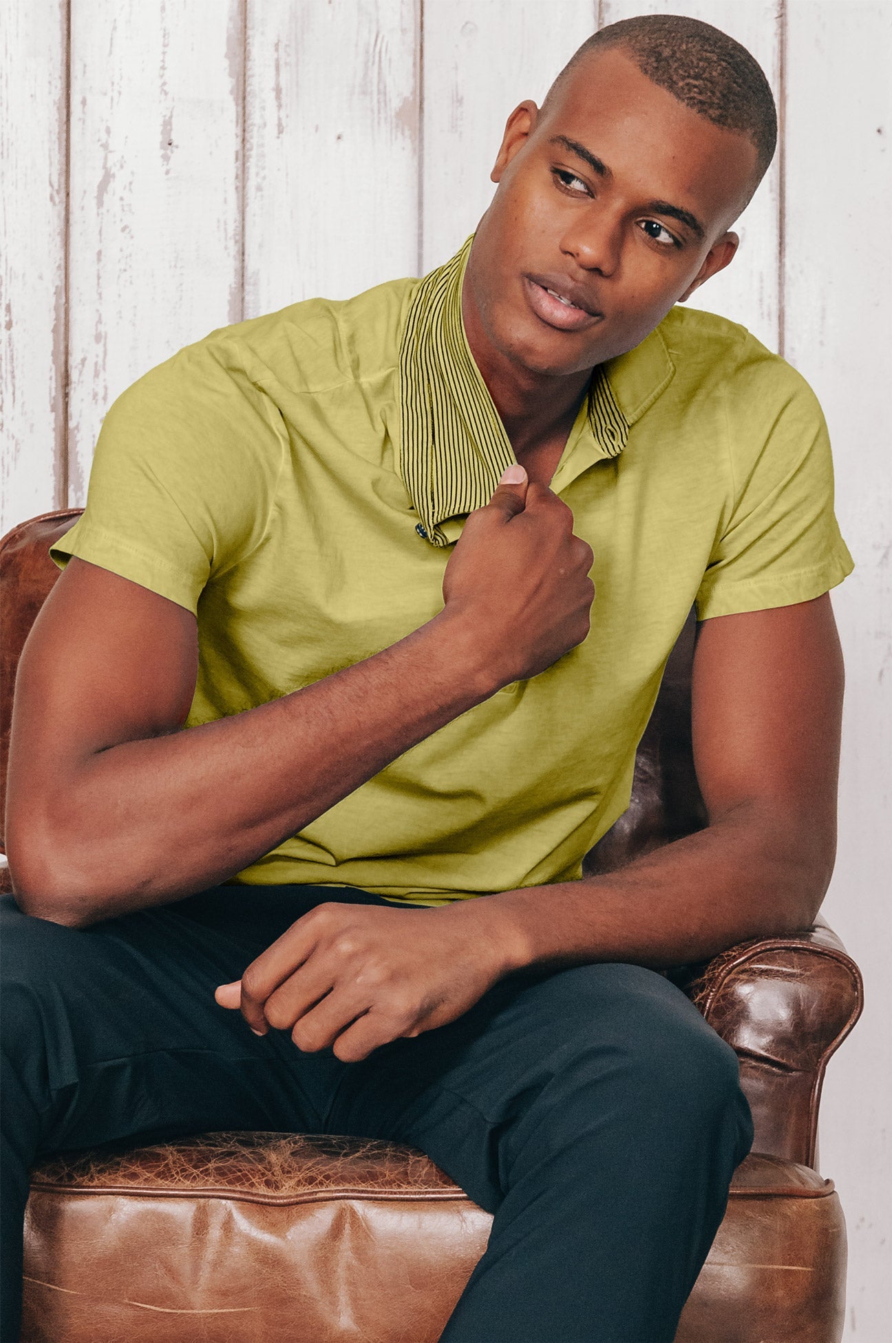 Nordic Polo Shirt - Pistacchio - Polos