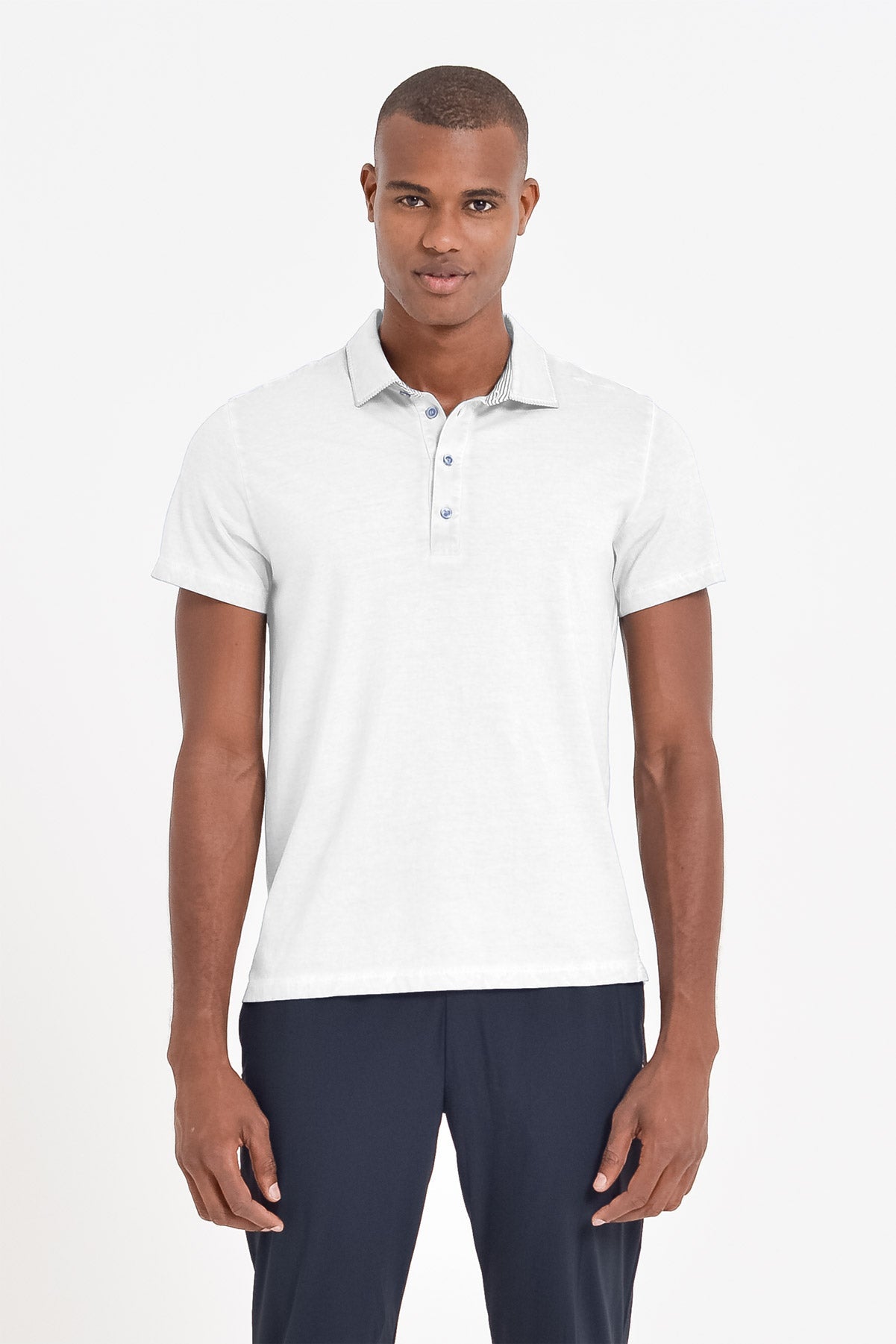 Nordic Polo Shirt - White - Polos