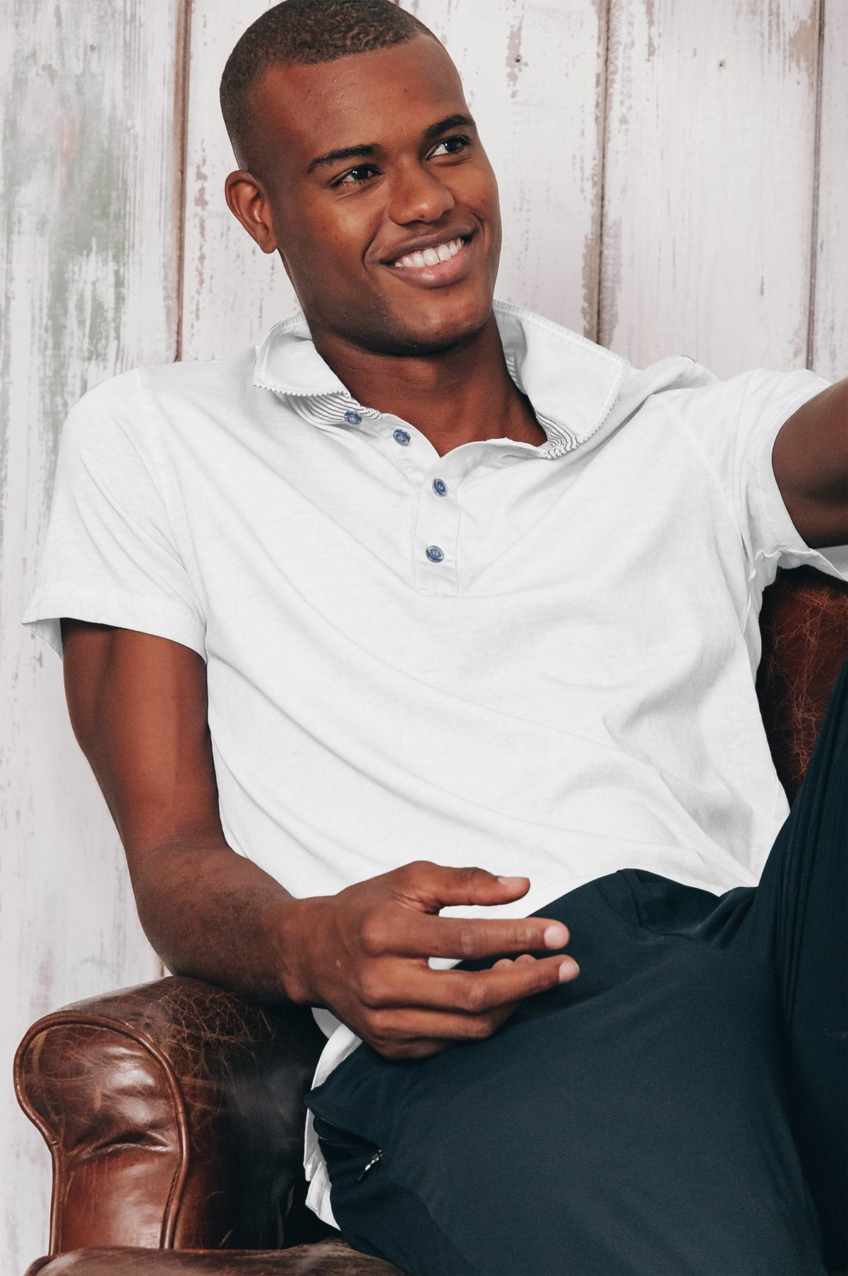 Nordic Polo Shirt - White - Polos
