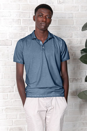 Performance Polo in Jeans - Polos