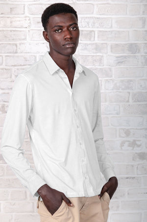 Performance Shirt in White - Shirts