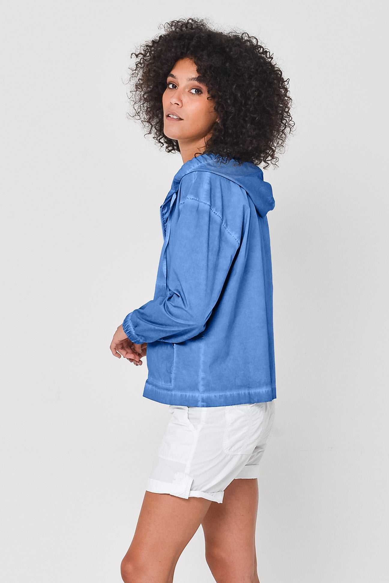 Pique Bomber Jacket - Oceano - Jackets