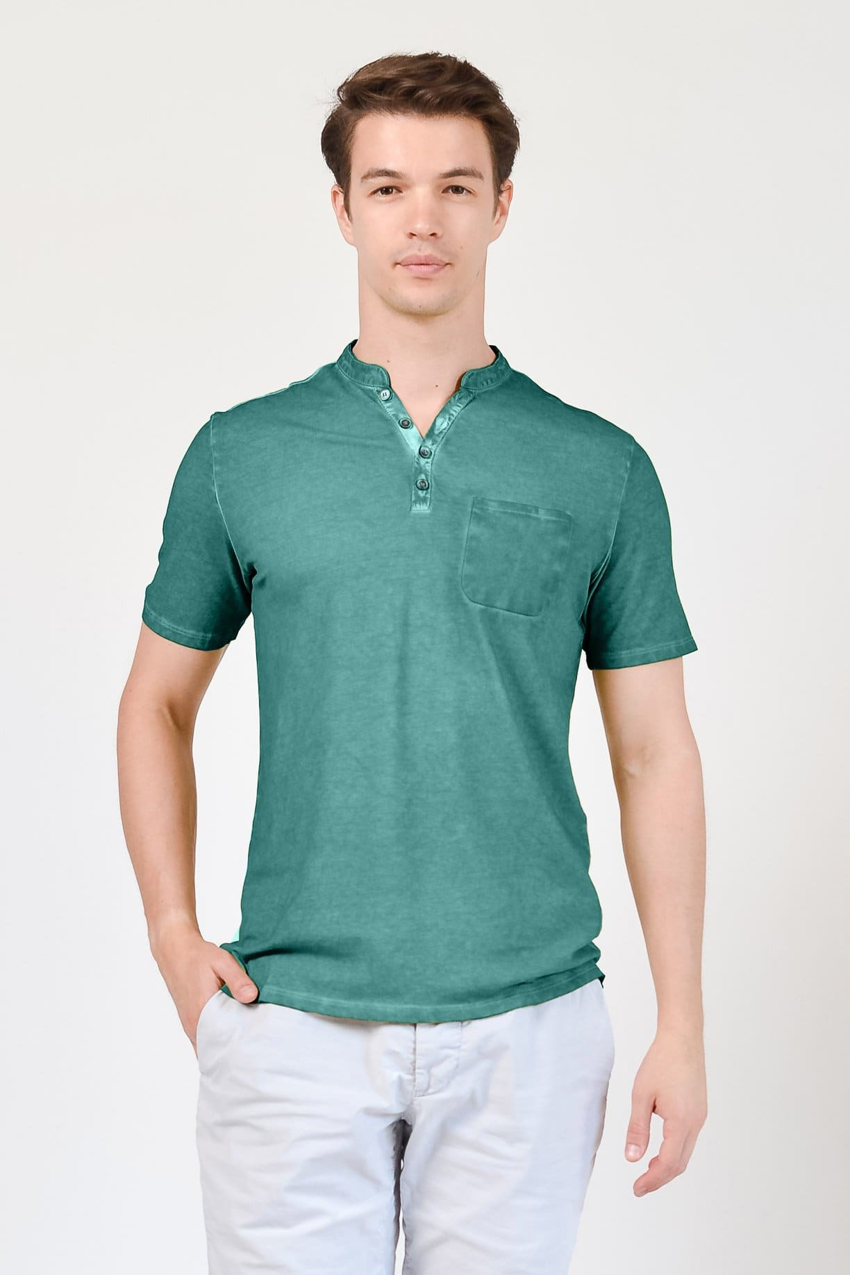 Pique Henley - Bahama - T-Shirt