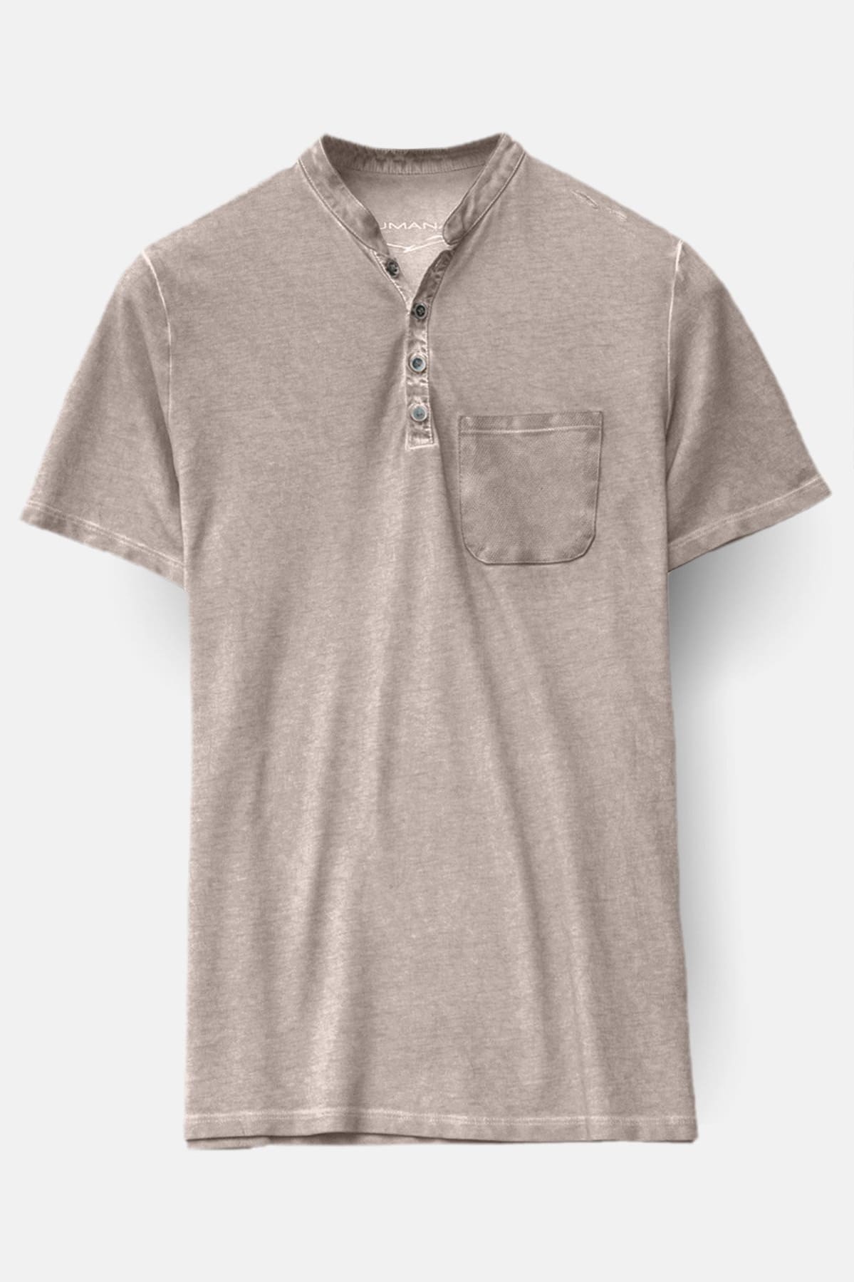 Short-Sleeve Henley in Corda - T-Shirt