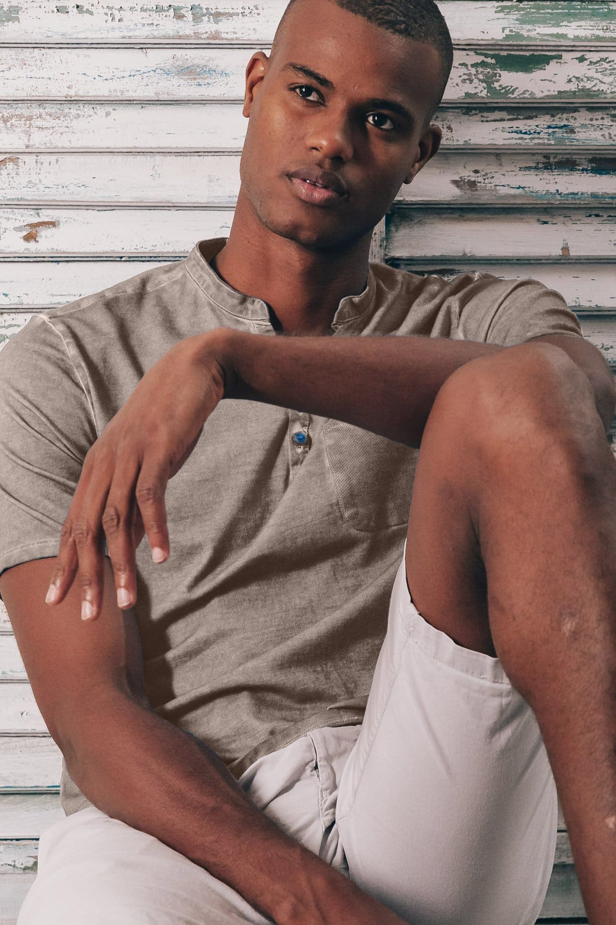 Pique Henley - Corda - T-Shirt