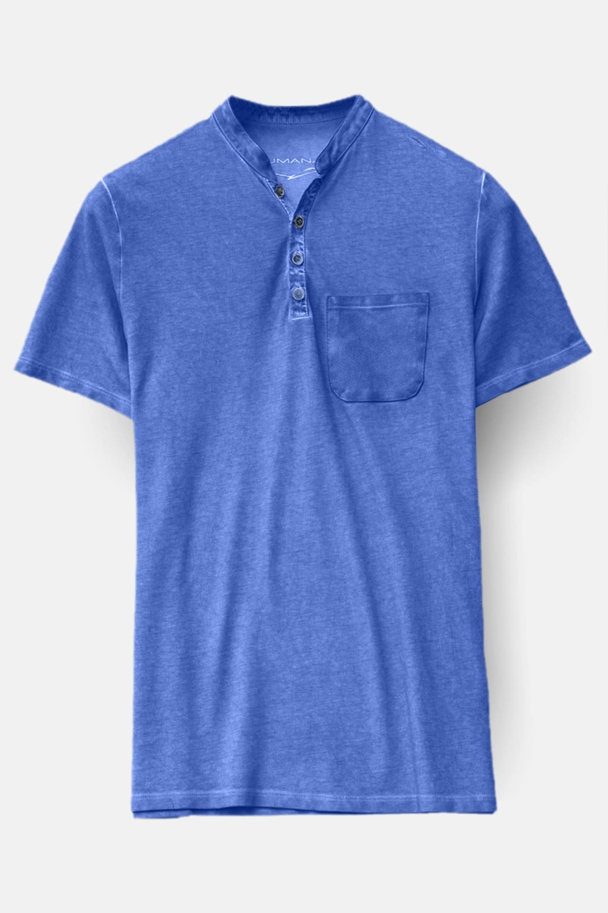 Pique Henley - Oceano - T-Shirt