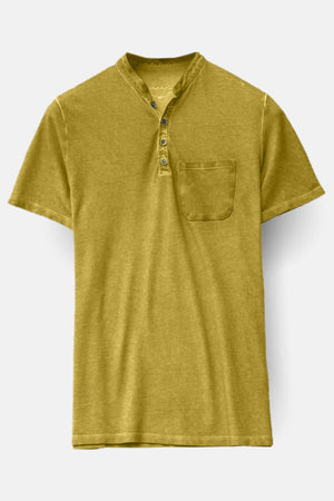 Pique Henley - Pistacchio - T-Shirt
