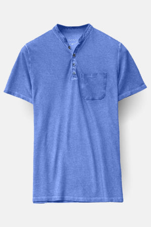 Pique Henley - Santorini - T-Shirt