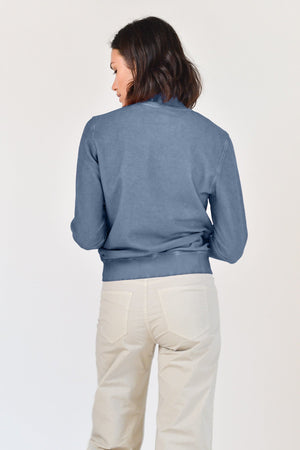 Piquet Cotton Bomber Jacket - Jeans - Jackets