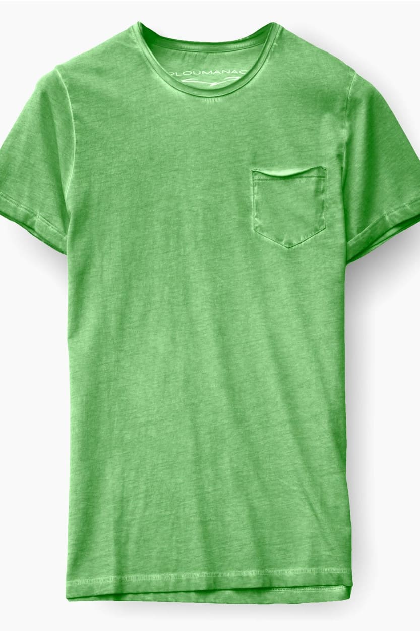 Plain Pocket Cotton T-Shirt - Martinica
