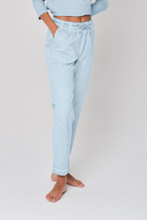 Poplin Slacks in Anice - Pants