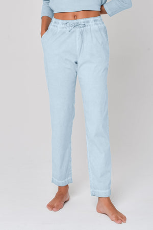 Poplin Slacks in Anice - Pants