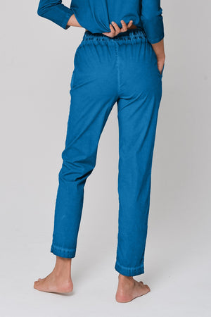 Poplin Slacks in Mistral - Pants