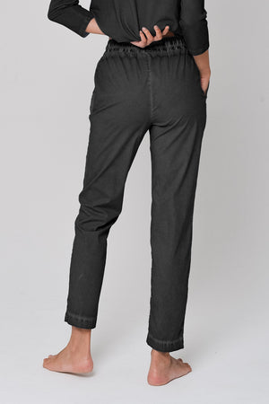 Poplin Slacks in Pietra - Pants