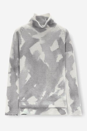 Rhue Hand Painted Turtleneck - Dust Storm - Sweaters